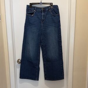 Banana Republic Denim High-Rise stretch Wide Leg Jeans